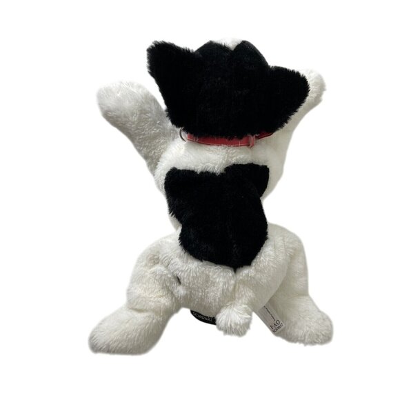 FAO Schwartz Boston Terrier Puppy Dog Plush Black White 12 in - Picture 2 of 6